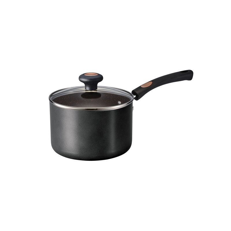Casserole en aluminium antiadhésif de 3 pte de Pots & Pans de la compagnie