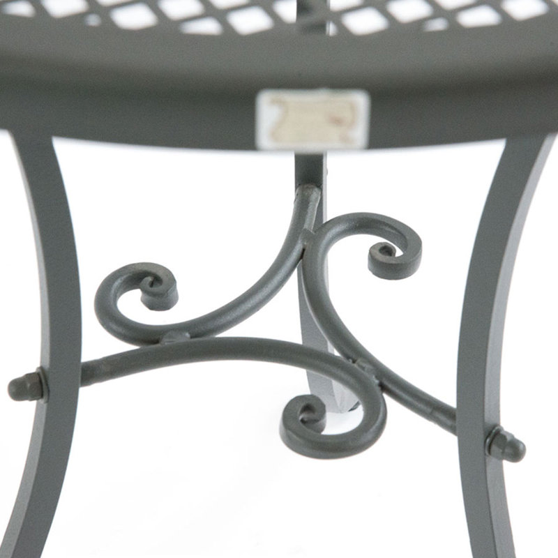 Aminu Round Metal Outdoor Bistro Table , 70cm cm W 70cm cm D