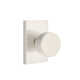 Emtek Privacy Knobset w/ Modern Rectangular Rosette and Round Knob