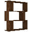 Hawkes 96cm H x 80cm W Chipboard Standard Bookcase-2106045692