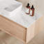 Meuble-lavabo simple 48 po avec comptoir en pierre blanche, meuble-lavabo flottant en bois massif multi-couches avec un tiroir et une armoire-811539850-1061511579