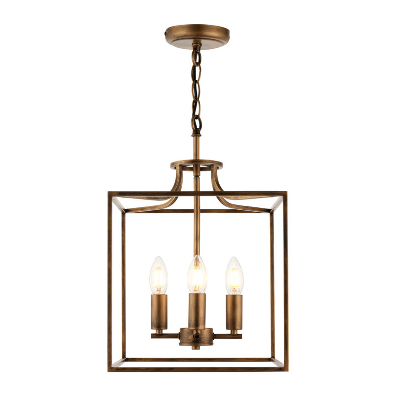 4 - Light Antique Brass Pendant