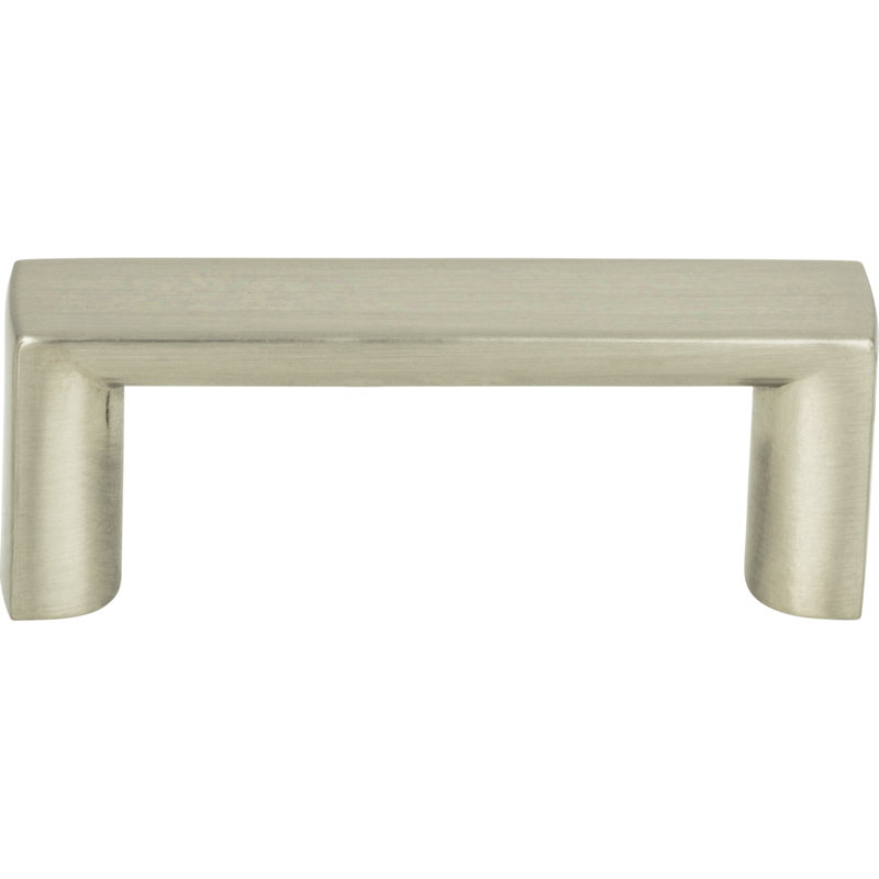 Brushed Nickel Transitional Bar Pull with Mounting Hardware