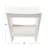 Modern Slatted Solid Wood Stool With Storage Shelf-67952860