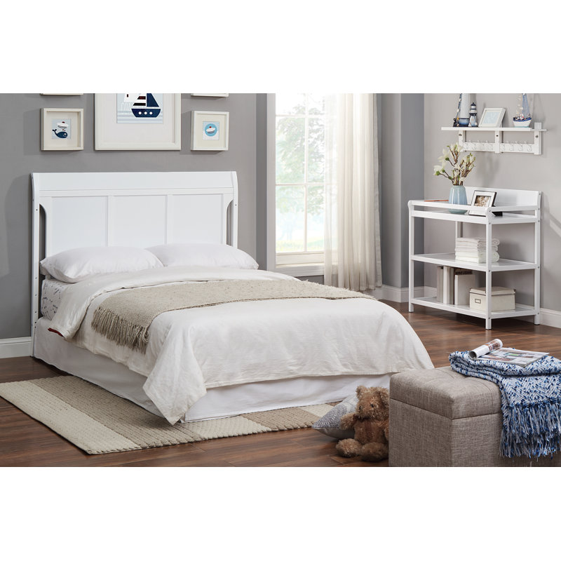 Lit de bébé convertible 4-en-1 Shailee, Blanc