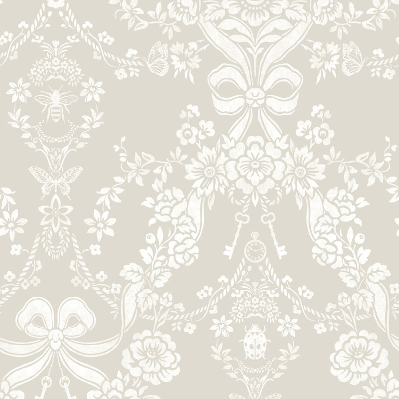 10.05cm x 53cm Matte Wallpaper Roll, Biege