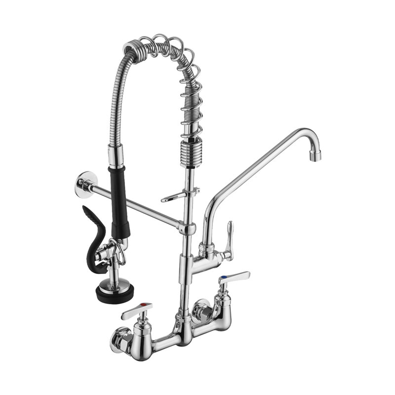 Robinet de cuisine commercial avec pulvérisateur de pré-rinçage 25 po