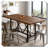 Rustic Sturdy Easy Assembly Pub Bar Counter