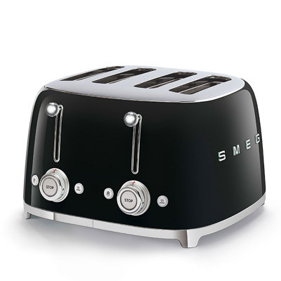 Smeg TSF03 50s Style Retro Four Slice Toaster