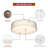 24W Dimmable LED Ceiling Light, 1600 Lumens, Warm White