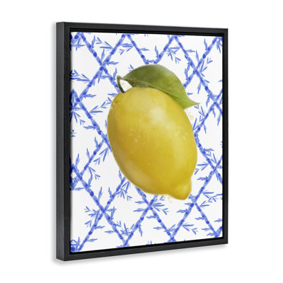 Cadre flottant Lemon Over Bamboo Vines, design par Matthew Piotrowicz