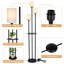 Lampe de table sur pied 66,3 po Dontreal-378194149