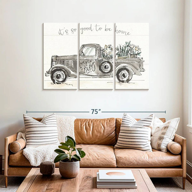 Tergel Modern Farmhouse XVII, 32" H x 50" W