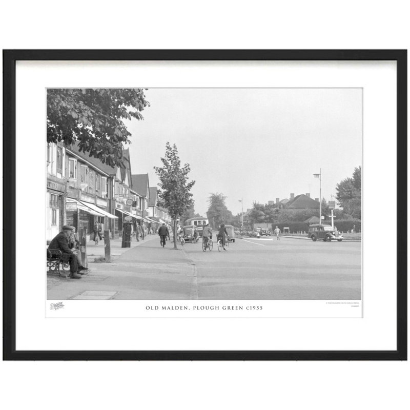Old Malden, Plough Green C1955 by Francis Frith - Single Picture Frame Print, 45cm H x 60cm W x 2.3cm D