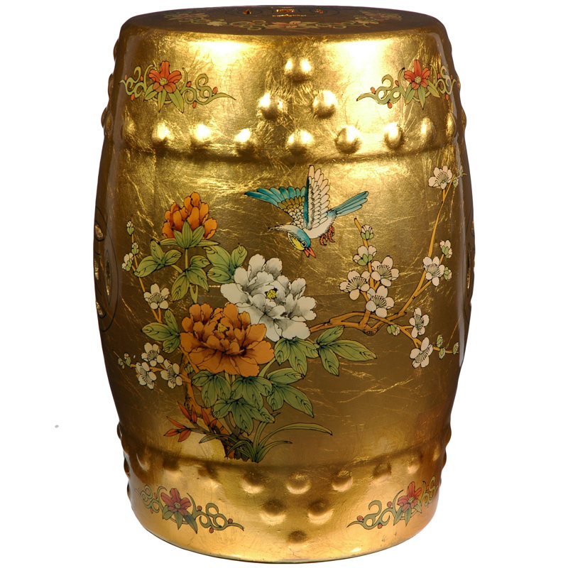 Asian Opulence Garden Stool