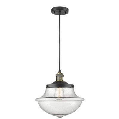 Luminaire suspendu 1 lumière Blown