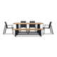 Danylle 79'' Rectangular 8 - Person Outdoor Dining Set