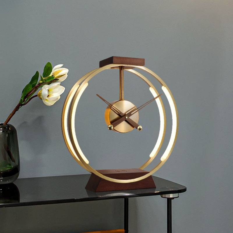 Clock Lamp with Phone Wireless Charger
