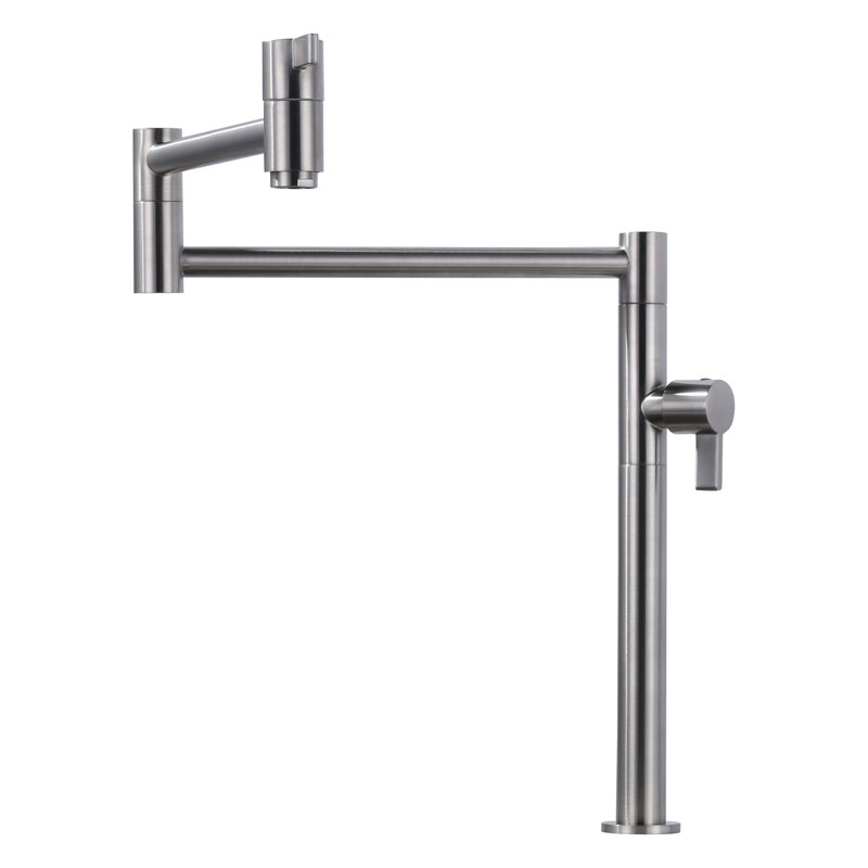 WOWOW Kitchen Faucet, Brushed Nickel