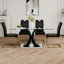 Table en verre de style moderne