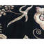 Dharma Floral Area Rug in Black/Beige