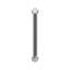 Poignée d'armoire en chrome poli de centre à centre de 3-3 / 4 po (96 mm) Factor-50304249-109026941