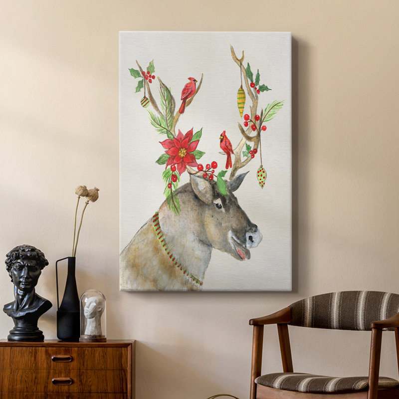 Renne ludique I - galerie sur mesure, H 18 po x l 12 po