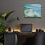  «Pacific Coast Sand Dunes» par Coco Good, art mural en verre acrylique, 16 po x 12 po