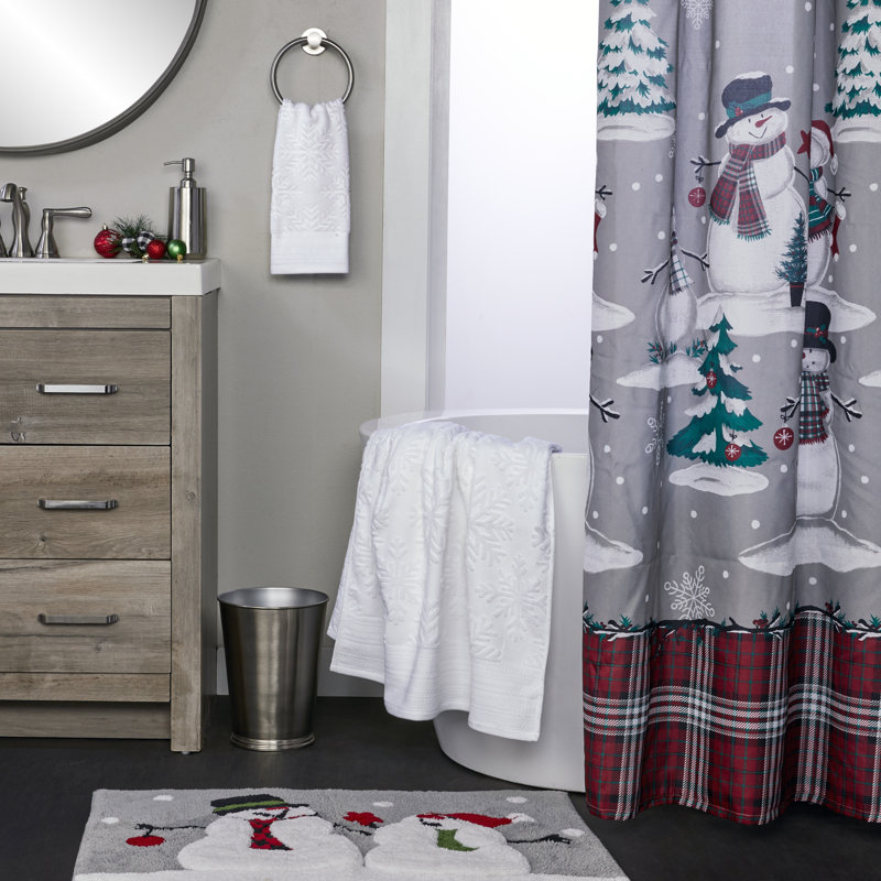 SUBTLE SNOWFLAKES JACQ BATH-WHT