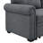 86'' Upholstered Reclining Sleeper Sofa-597257577