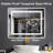 24X32 Inch Frameless LED Bathroom Mirror-705437027