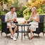 Outdoor Patio Dining Armchair with Cushion