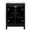 Meuble-lavabo moderne de 48 pouces avec lavabo en céramique, portes à fermeture en douceur, tiroir rabattable, tablettes de porte à double couche, solution de rangement élégante-575443083
