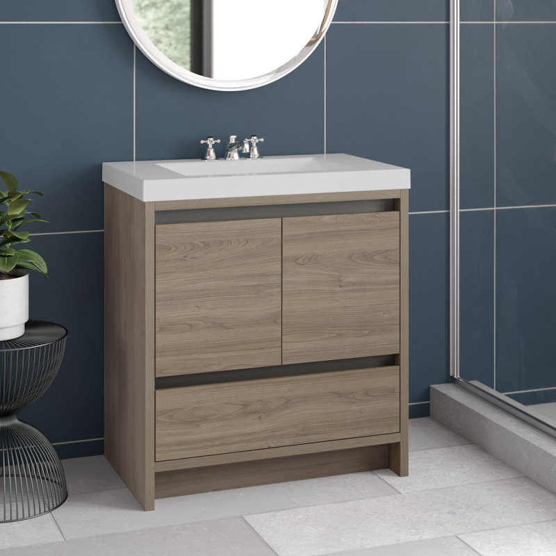 Barakah 31" Single Bathroom Vanity Set, Forest Elm