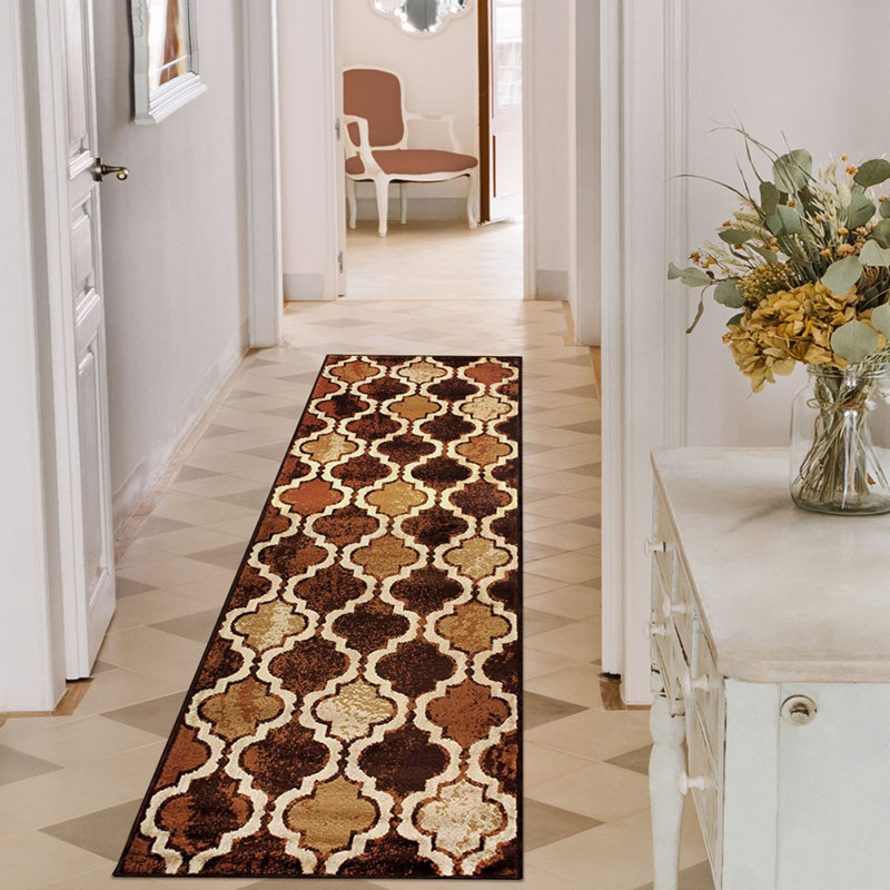 Tapis de couloir quadrilobe 8 pi