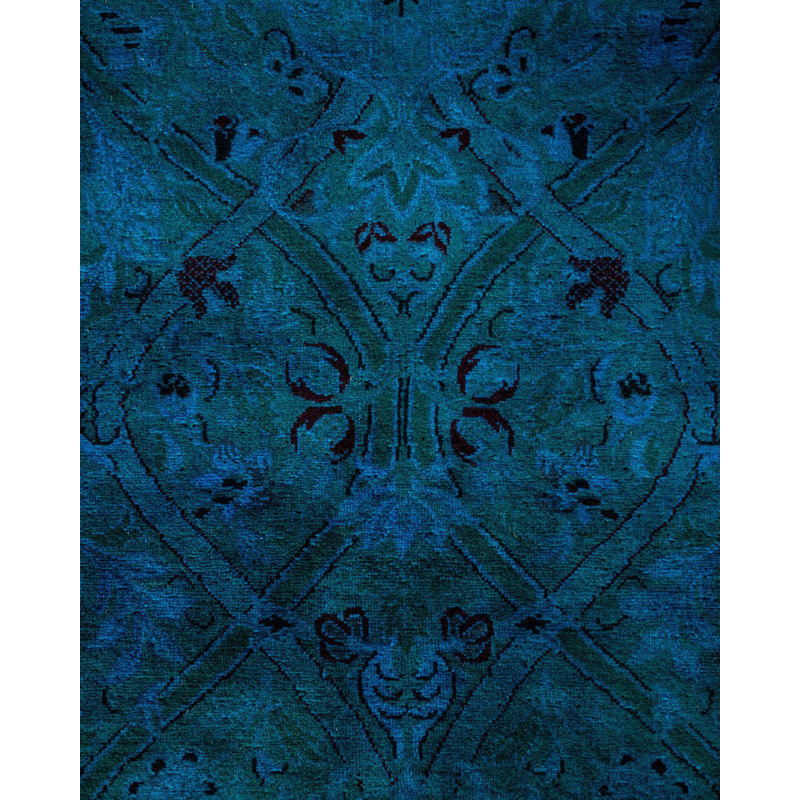Fine Vibrance One-of-a-Kind 6' 1" X 8' 6" Hand Knotted Area Rug