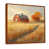 Toile avec cadre flottant brun