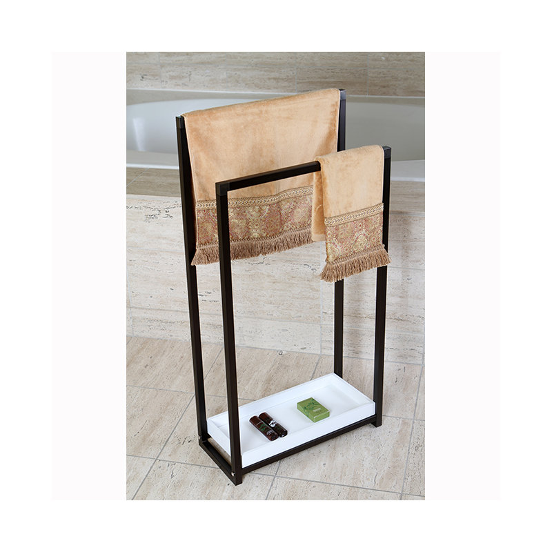 Kingston Brass Edenscape Freestanding 2-Tier Towel Rack, Oil Rubbed Bronze