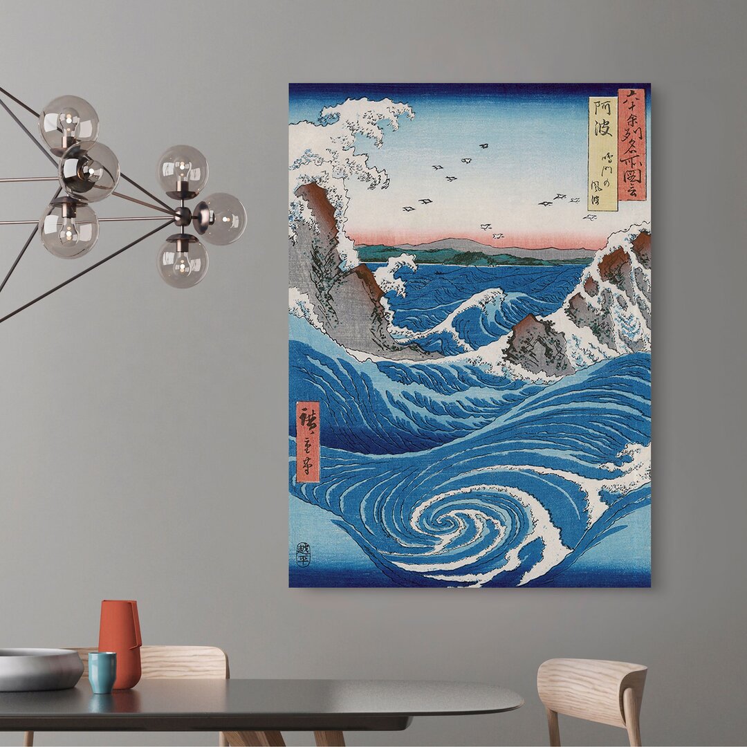 Leinwandbild Naruto-Strudel bei Awa von Ando Hiroshige