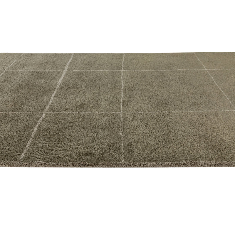 Tapis d'intérieur en laine touffeté à la main Merritt, Rectangle 7 pi 9 po x 9 pi 9 po