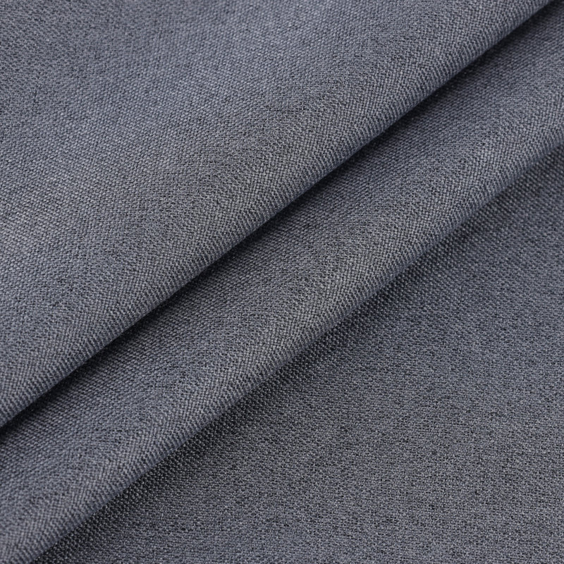 Paire de rideaux unis obscurcissant 100% lavable à la machine, Gris anthracite, L 52 po x L 108 po