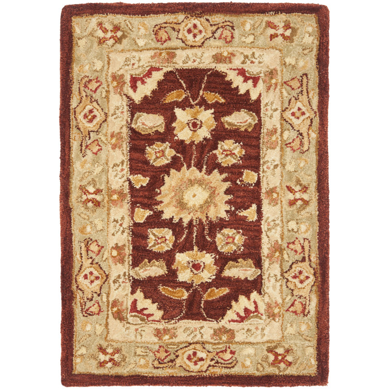 Tingley Hand Tufted Wool Floral Rug, Rectangle 2' x 3'