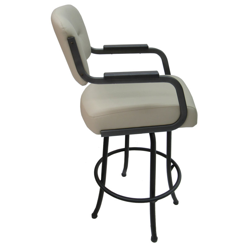 Ansara Swivel Upholstered Counter Stool, Extra Tall (34" Seat Height)