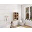 Armoire de rangement murale avec tablettes ouvertes-1835948671