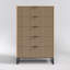 Commode 5 tiroirs moderne, rangement pour chambre à coucher, salon