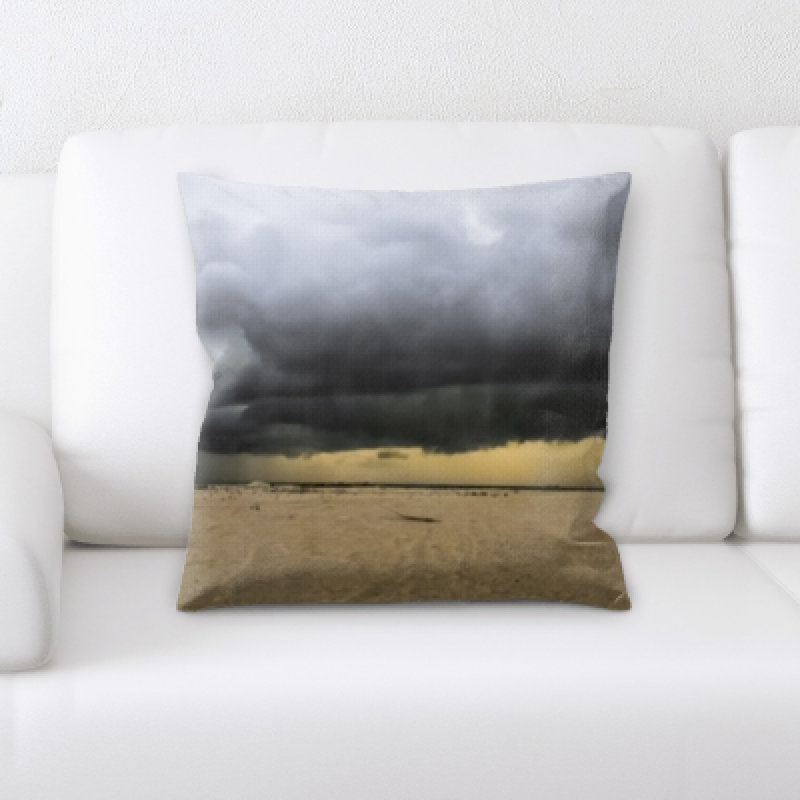 Desert Microsuede Reversible Throw Pillow