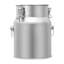 Pot à lait en acier inoxydable de 5 L, bidon à lait, contenant pour aliments