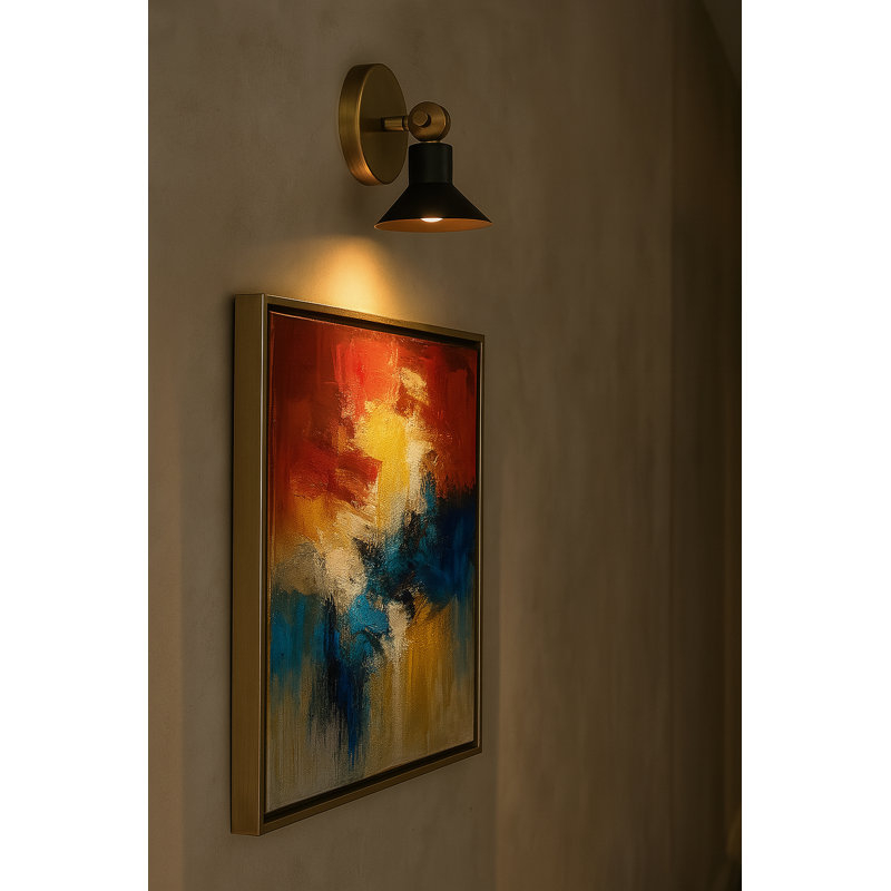 Hinkley Dom Small Adjustable Led Sconce, Black