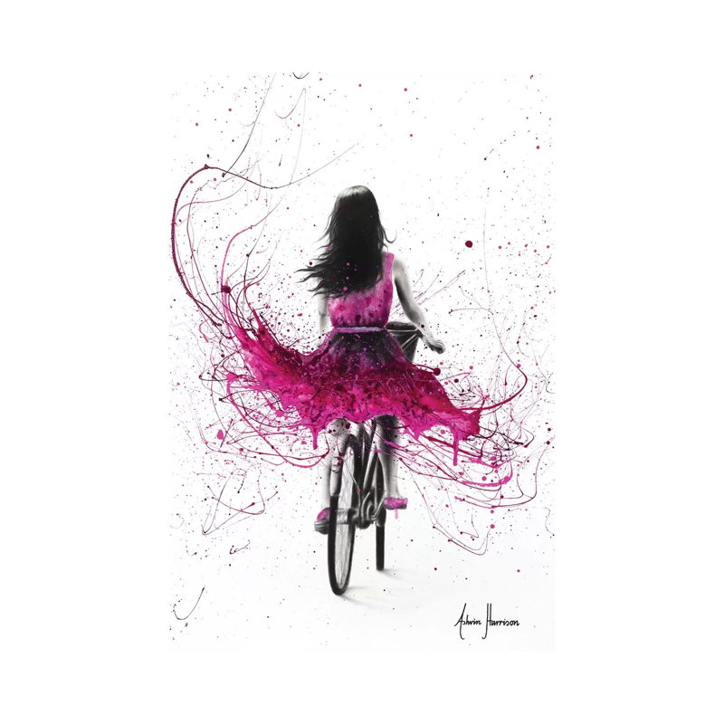 Quintessential Cycle by Ashvin Harrison - Print on Canvas, Wrapped Canvas, 30.48 cm H x 45.72 cm W
