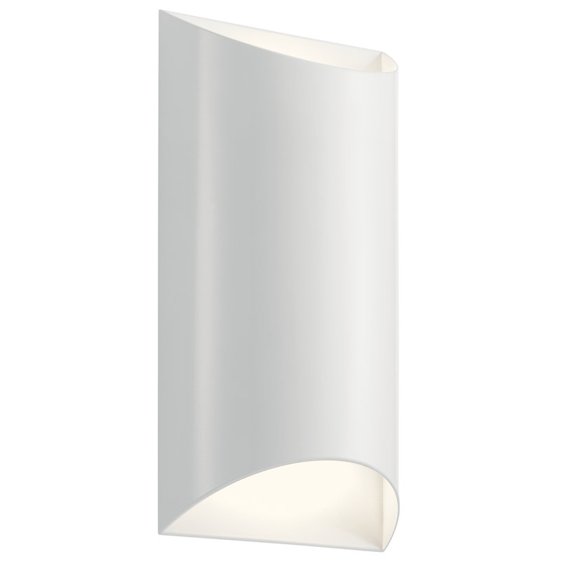 Mur d'extérieur 2 lumières DEL Seval, Blanc